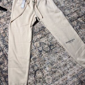 Essentials Cream Joggers